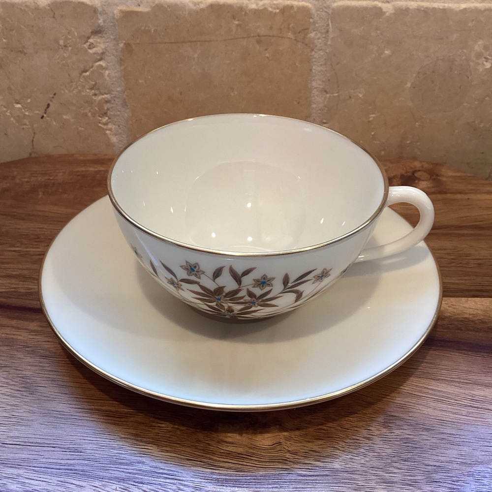 Vintage Lenox Starlight Tea Cups & Saucers